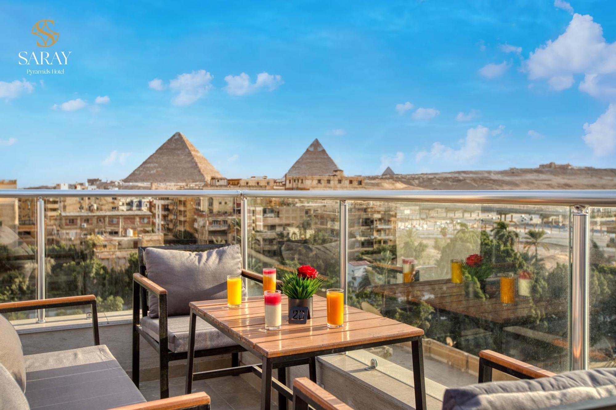 Saray Pyramids & Museum View Hotel Kafret el-Gabal Eksteriør billede