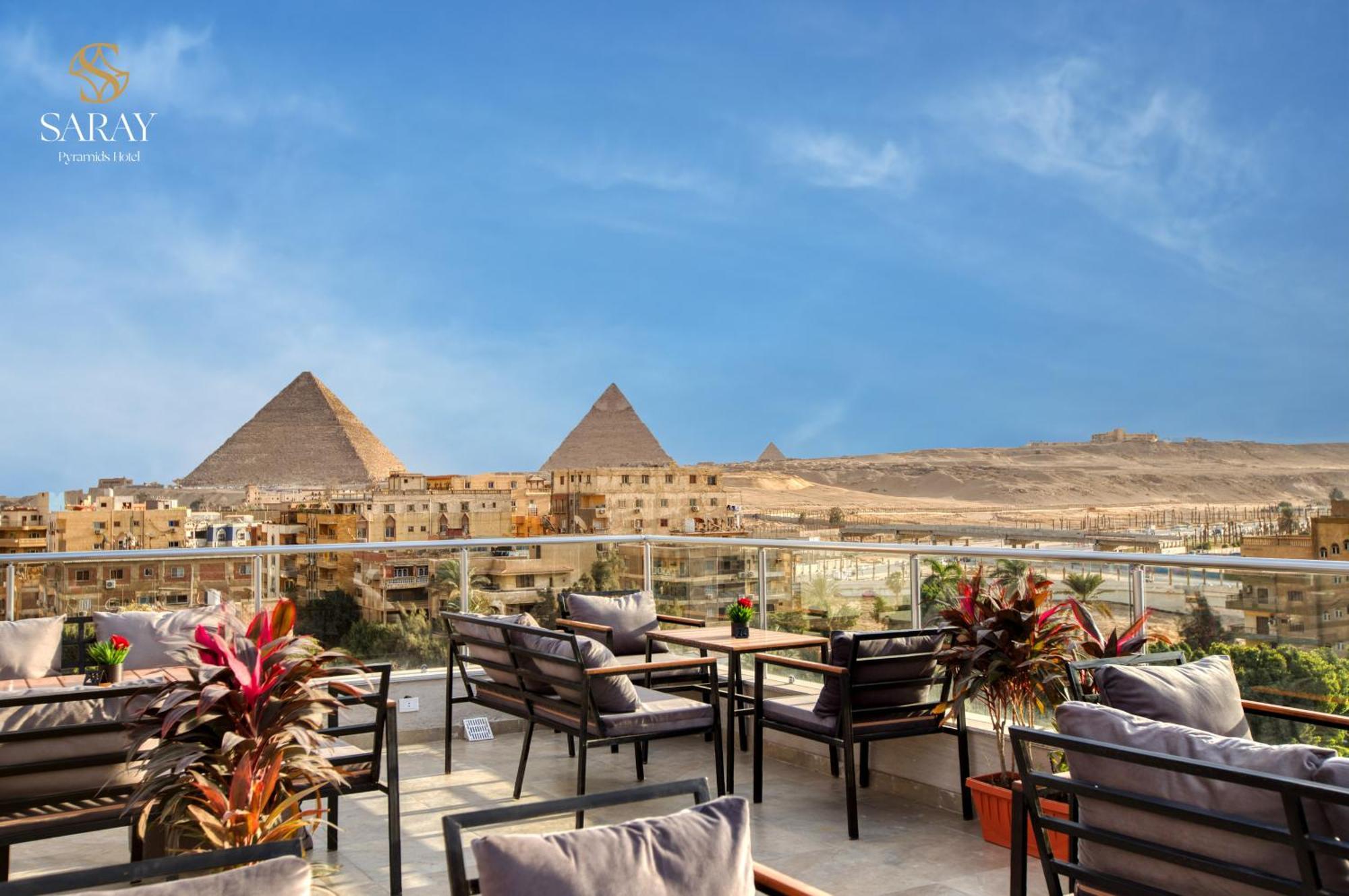 Saray Pyramids & Museum View Hotel Kafret el-Gabal Eksteriør billede